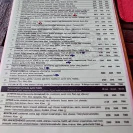 Gondűző Étterem & Pizzéria, Dunabogdány - Étlap/itallap