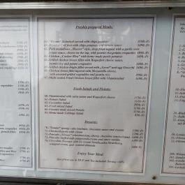 Tabáni Gösser Étterem Budapest - Étlap/itallap