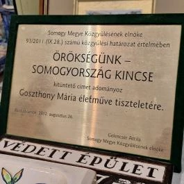 Goszthony Mária Emlékmúzeum és Nemzetközi Üvegmúzeum Bárdudvarnok - Egyéb