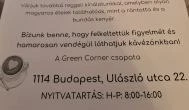 Green Corner Budapest - Egyéb