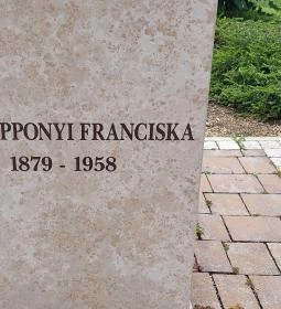 Gróf Apponyi Franciska szobra
