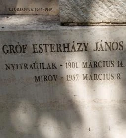 Gróf Esterházy János emlékmű