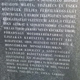 Gulág-emlékmű Milota - Egyéb