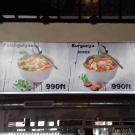 Gulyáskantin Budapest - Étlap/itallap