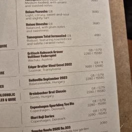 HACHI-KO Budapest - Étlap/itallap