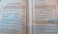 Hadik Kávéház Budapest - Étlap/itallap