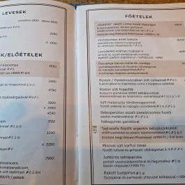 Hadik Kávéház Budapest - Étlap/itallap