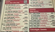 Hai Nam Pho Bistro Budapest - Étlap/itallap