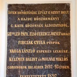 Hajdúböszörményi Görögkatolikus templom Hajdúböszörmény - Egyéb