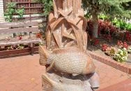 Halas díszkút Tiszaalpár