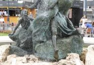 Halászó gyerekek díszkút Budapest