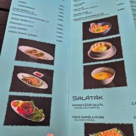 Hanami Bistro Budapest - Étlap/itallap