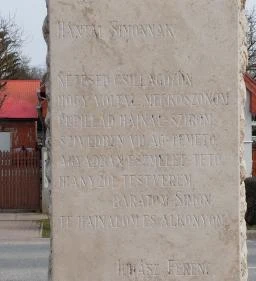 Hantai Simon-emlékmű