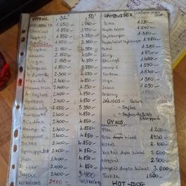 Harap6 Gyorsétterem Pusztaszabolcs - Étlap/itallap