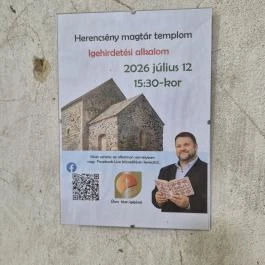Haraszti pusztai templom, Herencsény - Külső kép