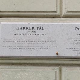 Harrer Pál szobra, Budapest - Egyéb