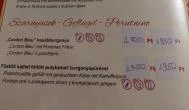 Határcsárda Panzió és Étterem Bajánsenye - Étlap/itallap