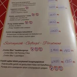 Határcsárda Panzió és Étterem Bajánsenye - Étlap/itallap