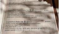 Hegyalja Vendéglő Pázmánd - Étlap/itallap