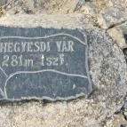 Hegyesdi várrom Hegyesd - 