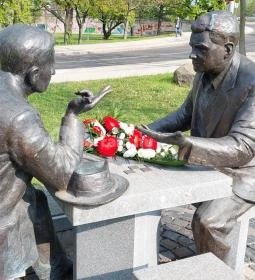 Henryk Slawik és idősebb Antall József