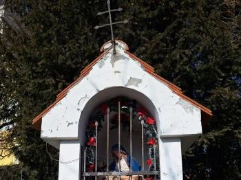 Hétfájdalmú Szűzanya-szobor Ecser