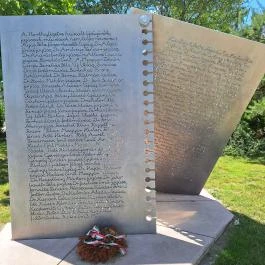 A Horthyligetre hurcoltak emlékműve Budapest - Külső kép