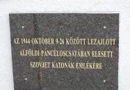 Hortobágyi tankcsata emlékmű Hortobágy