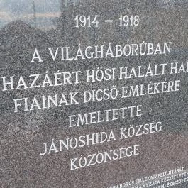 Hősi emlékmű, Jánoshida - Egyéb