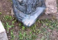 I. Béla király szobra Szekszárd