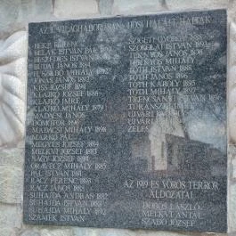 I. és II. világháborús emlékmű, Akasztó - Egyéb