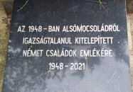 I. és II. világháborús emlékmű Alsómocsolád