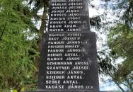 I. és II. világháborús emlékmű Alsómocsolád