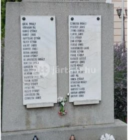  I. és II. világháborús emlékmű