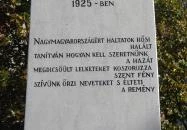 I. világháborús emlékmű Siófok