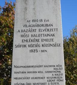 I. világháborús emlékmű