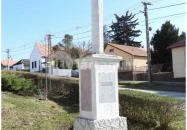 I. világháborús emlékmű Szomor