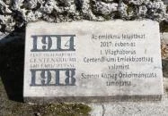 I. világháborús emlékmű Szomor