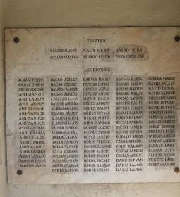 I. világháborús emlékmű