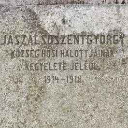 I. világháborús emlékmű, Jászalsószentgyörgy - Egyéb