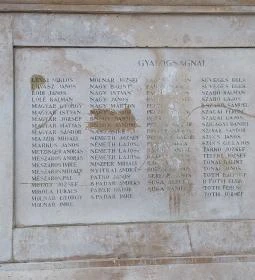 I. világháborús emlékmű