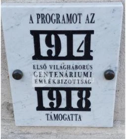 I. világháborús emlékmű