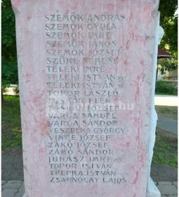 I. világháborús emlékmű