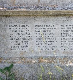 I. világháborús emlékmű