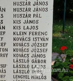 I. világháborús emlékmű