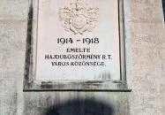 I. világháborús emlékmű Hajdúböszörmény