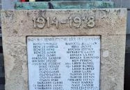 I. világháborús emlékmű Kajászó