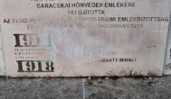 I. világháborús emlékmű Baracska - Egyéb