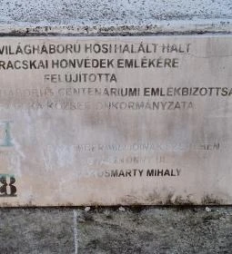 I. világháborús emlékmű