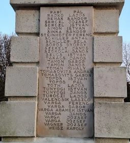 I. világháborús emlékmű